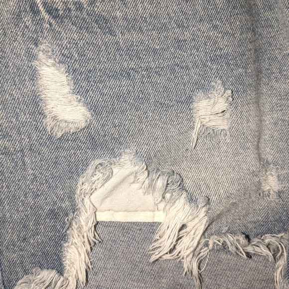 Jean Shorts/SZ 8/Cut Off Distressed look, Gently used. - Picture 2 of 6